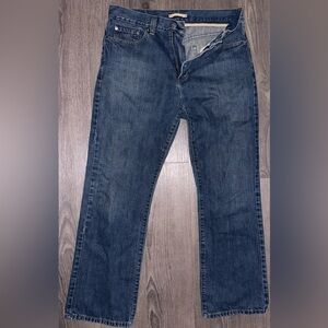 L.L. Bean Men's Dark Blue Straight Jeans